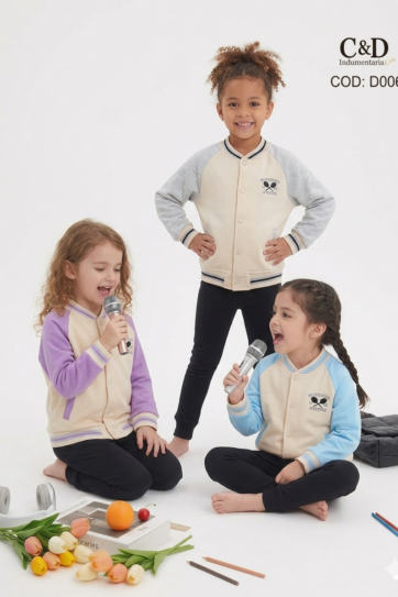CAMPERA CON PIEL UNISEX