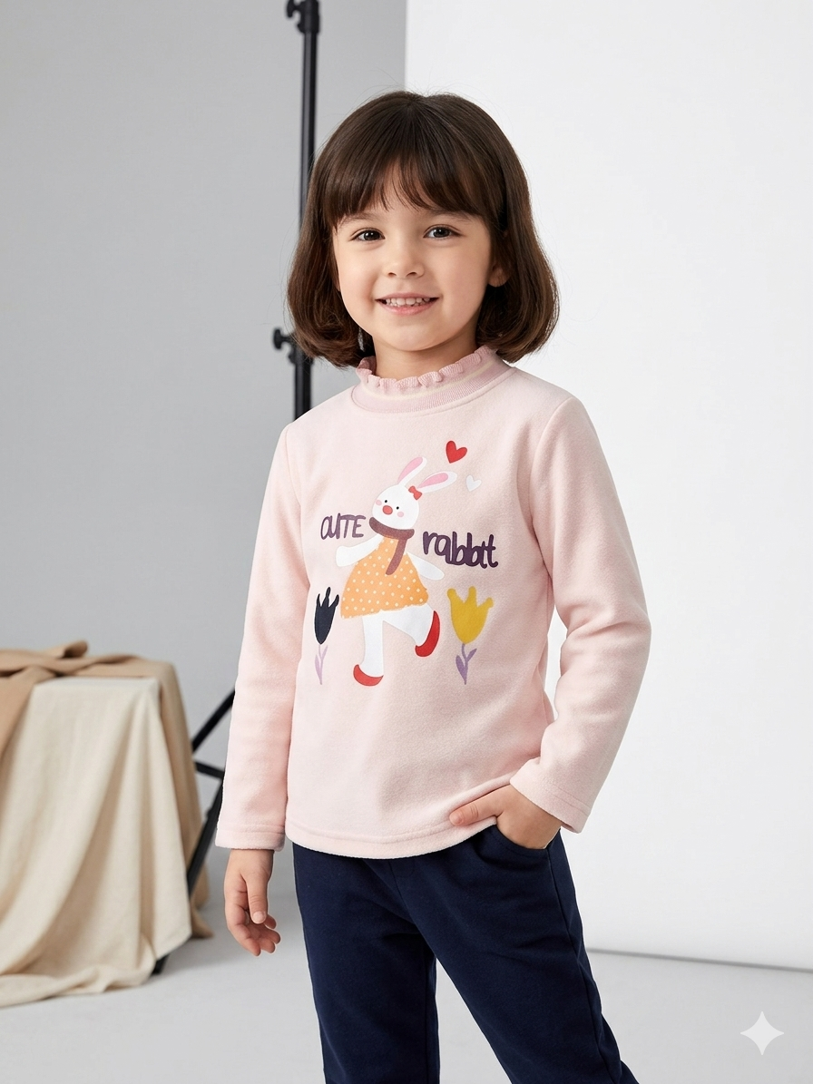 CAMISETAS CON CUELLO TEJIDO (NENA)