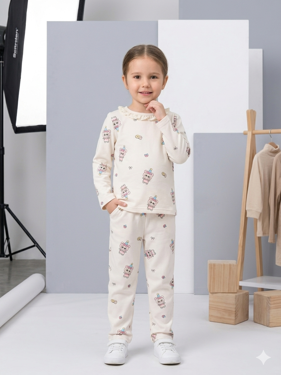 PIJAMA DE DOS PIEZAS DE NENA 02