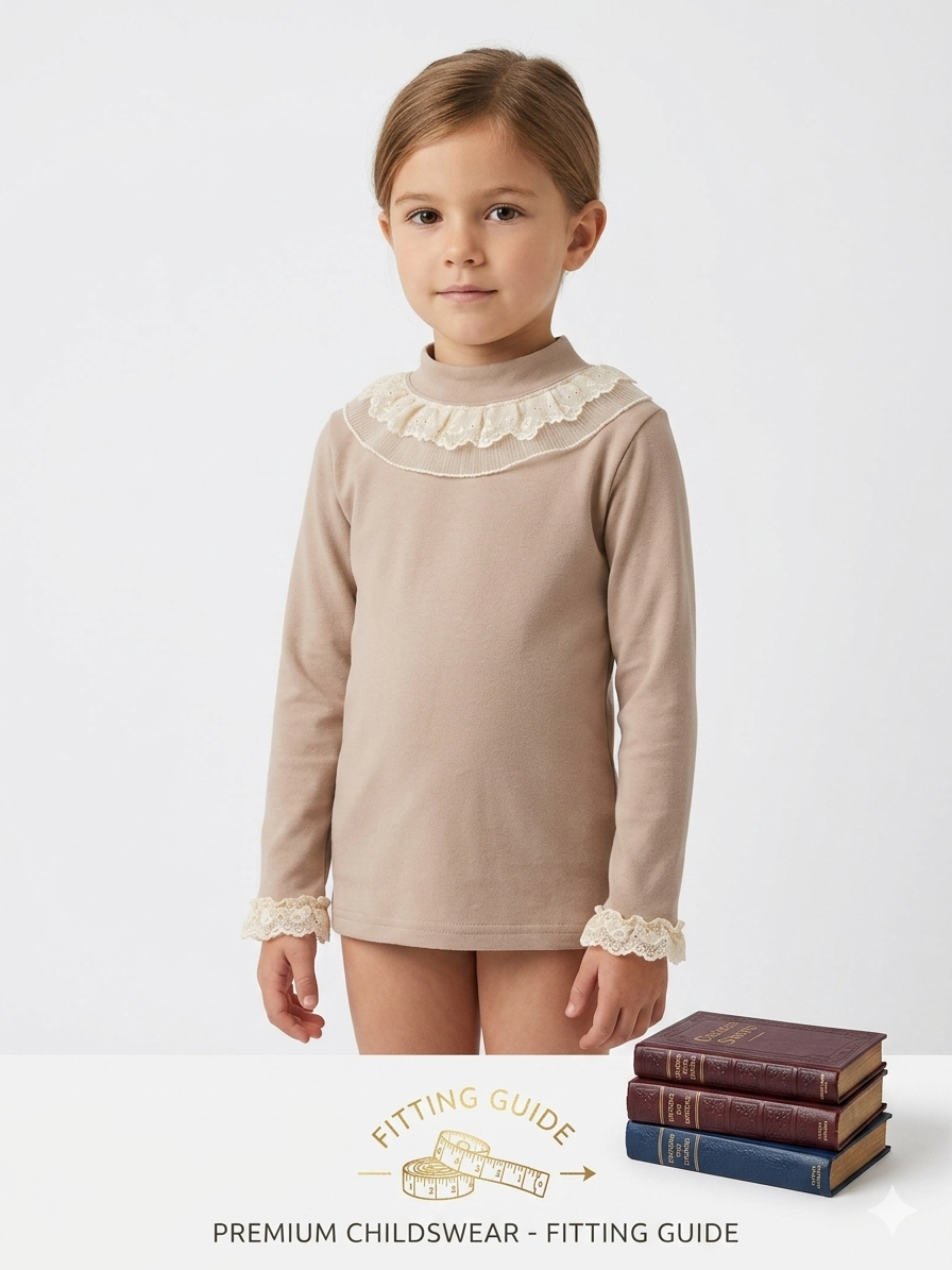 CAMISETA CON VOLADO DE NENA - Imagen 4